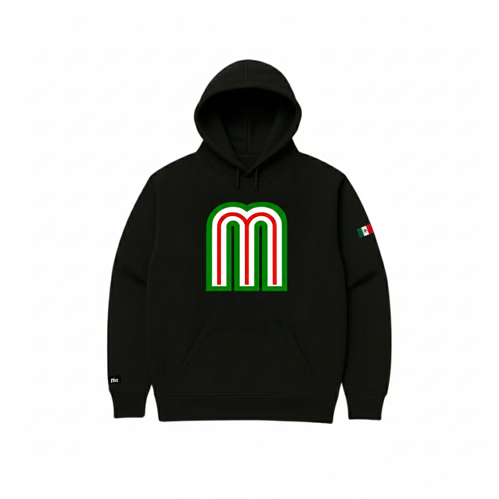 Men's MEXICO 'M' Black Sweatsuit Hoodie Joggers Sweatpants To Match Air Jordan 3 El Vuelo