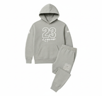Men's '23 Legend' Grey Hoodie Joggers Sweatsuit 2pc Set | To Match Air Jordan 10 Steel 2025
